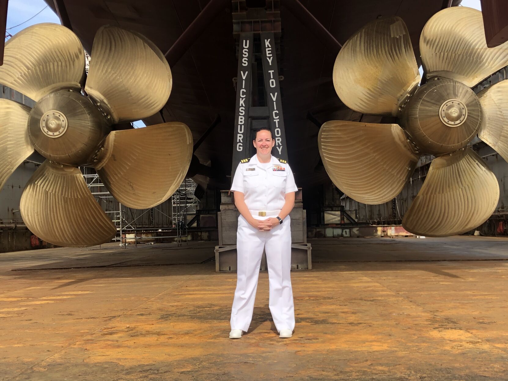 Kentucky native set to take 'awe-inspiring' place as first woman to command USS Constitution